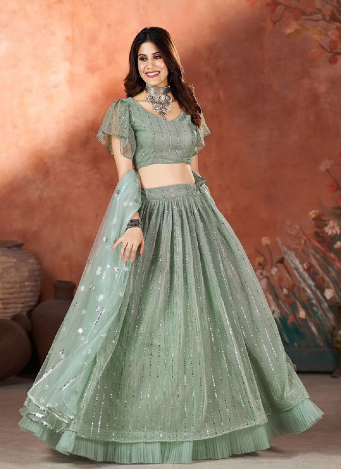 SS 1951 To 1956 Wedding Wear Designer Net Lehenga Choli Wholesale Suppliers In Mumbai